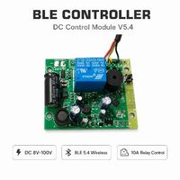 Módulo de Relé BLE 5.4 10A, Controlador de Interruptor Inteligente Inalámbrico de CC 8~100V para Arduino ESP32 y Automatización del Hogar