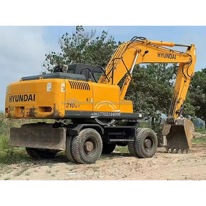 Equipo de máquina excavadora de ruedas Hyundai 210w-7 original usado en gran oferta 90% nuevo en China 210W-9 buena construcción - Product Image 1