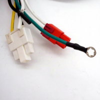 Kabel Harness Perakitan Multi-Core Kustom Dengan Terminal O-Ring Campuran & Konektor Plastik Pria-Wanita untuk Peralatan Rumah Tangga