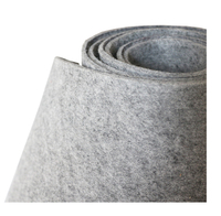 Usine en gros 1mm 1.5mm 2mm 3mm 4mm 5mm aiguille perforée feutre Polyester feutre tissu rouleau