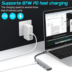 6-in-1 loại C <span class=keywords><strong>HUB</strong></span> USB <span class=keywords><strong>Hub</strong></span> cho kết nối đa thiết bị thuận tiện - Product Image 4