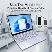 Ordinateurs portables professionnels ultra-minces OEM/ODM 14,1 pouces avec processeur AMD Ryzen 5 6600H, corps métallique, rapport d'aspect 16:10, résolution 2240 x 1440