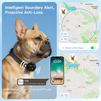Rastreador GPS 4G Inteligente Desmontable para Mascotas, Seguimiento en Tiempo Real, Monitoreo de Actividad, Collar Impermeable IPX7 para Perros y Gatos