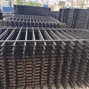 سياج حديقة معدني أسود مخصص بالجملة مقاس 6 × 8 أقدام، مقاوم للصدأ، من الفولاذ المجلفن والألومنيوم، صديق للبيئة ومقاوم للماء - Product Image 5