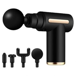 Mini Pistola de Masaje con Envío Gratis, 6 Velocidades, Motor con Escobillas, Batería Recargable de 1200 mAh, Carga Tipo-C, 4-6 Horas de Duración, 6 Cabezales de Masaje Muscular - Product Image 1