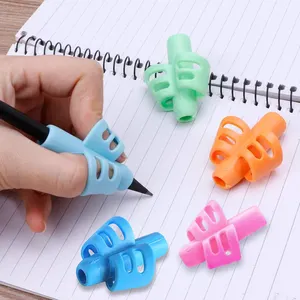 Children Pencil Holder Writing Aid Grip Trainer Pen Grip Free Shipping Pencil Grips For Kids Pencil Case