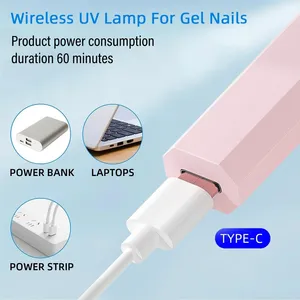 Lampe UV LED rechargeable portable pour séchage rapide de tous les vernis gel – Mini séchoir à ongles UV - Product Image 4