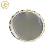 Seau en fer blanc écologique de 18 L en forme de panier à fleurs avec couvercle anti-fuite à sertissage pour produits chimiques industriels et seaux métalliques