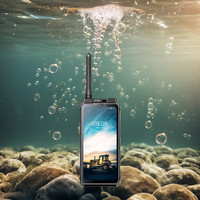 Téléphones mobiles Aoro M8 5G réseau GSM DMR Walkie Talkie Atex avec GPS, clé PTT, téléphone mobile Google Pixel, radio bidirectionnelle