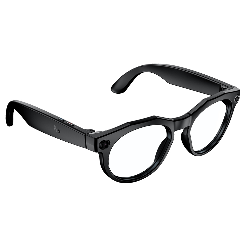 Black frame +blue-light blocking lenses