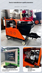 Pulvérisateur de <span class=keywords><strong>mortier</strong></span> à ciment économique fourni par l'usine / <span class=keywords><strong>Pistolet</strong></span> à <span class=keywords><strong>mortier</strong></span> / Machine à pulvériser du <span class=keywords><strong>mortier</strong></span> avec moteur de pompe et PLC - Product Image 4