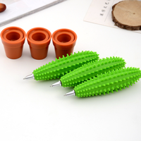 Boutique créative Papeterie Cactus Bonsaï Stylo à bille Mode mignonne Fournitures de bureau Stylo de bureau