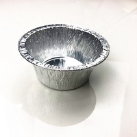 150ml mini Pudding Cups avec couvercle en plastique Muffin Cupcake Cuisson Tasse couvercle couvercle Jetable Rond Feuille Pizza Casseroles PET couvercle