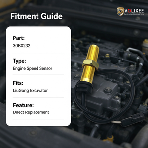 Capteur de vitesse moteur 30B0232 compatible avec LiuGong D Series E Series Diesel, pièces électriques - Product Image 6