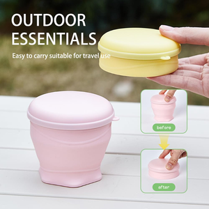 2026 Novo Copo de Silicone Descartável para Macaron 180ml 260ml, Caneca de Viagem Divertida e Fofa com Tampa e Canudo, Lembrancinhas de Festa, Brindes - Product Image 6