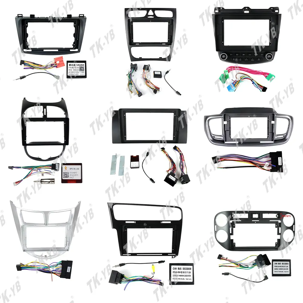 جميع الموديلات إطار راديو أندرويد من المصنع مباشرة بسعر الجملة إطار شاشة السيارة إطار راديو دي في دي لوحة ملاحة السيارة