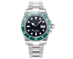 ساعة يد رجالية فاخرة مخصصة أوتوماتيكية بالكامل ميكانيكية متعددة الوظائف بمؤشر احتياطي الطاقة وشاشة مضيئة للغوص - Product Image 1