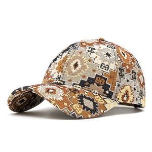 Primavera y verano nuevo estilo étnico gorra de béisbol mujeres moda personalizada sombrero de sol moda gorra de béisbol impresa - Product Image 1