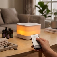 Diffuseur d'arômes USB 800 ml, nouveau modèle, pour la maison, en bois, avec télécommande, pour huiles essentielles pures, chambre à coucher