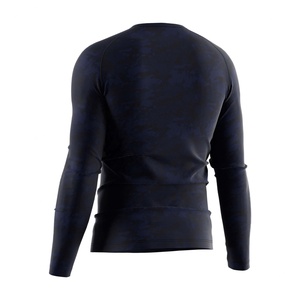 Vêtements de sport pour hommes, design tendance, sans marque, t-shirt de sport à manches longues, compression, pour la salle de sport - Product Image 4