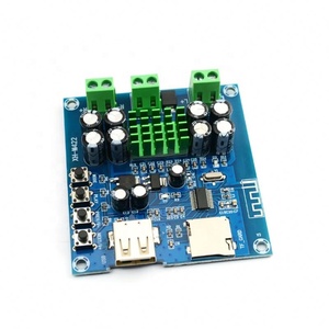 บอร์ดเพาเวอร์แอมป์ XH-M422 พร้อมช่องเสียบ U Disk และ TF Card รองรับการเล่นเพลงด้วยชิป TPA3116D2 กำลังขับคู่ 50W - Product Image 1