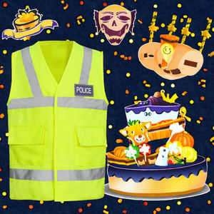 Il Set di vestiti per il capo del fuoco realistico per i bambini più piccoli include accessori per gilet da pompiere per il gioco di finzione di Natale - Product Image 2