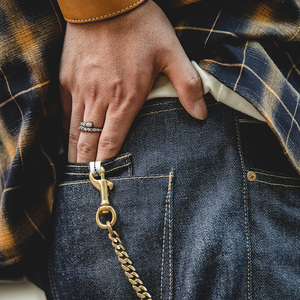 <strong>Jeans</strong> for Men Maden Men's Denim <strong>Jeans</strong> Bottoms Vintage Workwear Washed Straight Heavyweight <strong>Indigo</strong> Selvage Cotton <strong>Jeans</strong> Fall RTS - Product Image 5
