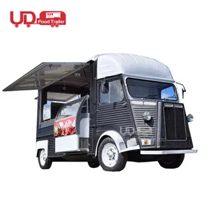 Electric Food Caravans Mobile Catering Van Cart Retro HY Food Truck Fast Food Truck For Sale