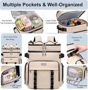 Eco-friendly Leakproof Temperature Control Picnic/Beach/ Thermal/Insulated Lunch Cooler Bag/ Backpack - Product Image 2