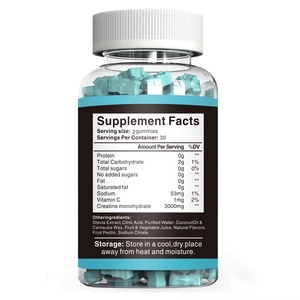 Custom Label Creatine Monohydrate Gummies Vegan Creatine Supplement for Men and <strong>Women</strong> <strong>Pre</strong> <strong>Workout</strong> Support - Product Image 4