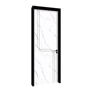Gran oferta, puerta de madera personalizada moderna, diseño compuesto de buena calidad, interiores de lujo, puertas de madera para el hogar y la sala de estar, precio - Product Image 4