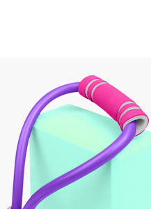 Cuerda de tracción elástica para Fitness para <span class=keywords><strong>abdomen</strong></span>, cintura, brazo, pierna, estiramiento, entrenamiento físico, 8 bandas de resistencia en forma - Product Image 6