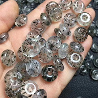 Bouton de sécurité en cristal naturel sculpture Quartz fraise améthyste boucle de paix pour l'énergie de guérison