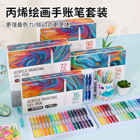 Stylos gel rétractables à séchage rapide 0,7 mm, sans bavure, sans décoloration, écriture fluide, 6 couleurs, à bouton-poussoir, pour le bureau et l'école