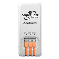 Chargeur solaire 45W rapide USB Micro USB/Type-C, borne de recharge partagée, distributeur automatique en PVC avec écran LCD, système publicitaire, lecteur de cartes POS
