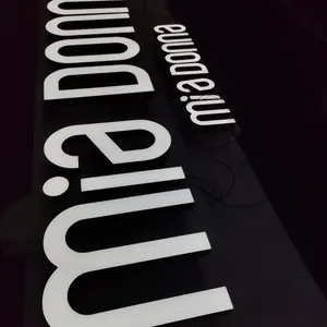 3D светодиодное слово буква освещенная цифровая наружная вывеска на заказ акриловые металлические светодиодные буквы канала вывески