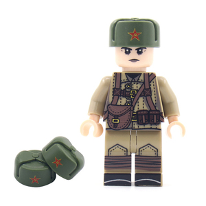 Figura de Soldado Militar en Miniatura de la Segunda Guerra Mundial, <span class=keywords><strong>Arma</strong></span> del Ejército MP40, Modelo de <span class=keywords><strong>Arma</strong></span> de Dos Colores, Bloques de Construcción de Juguetes - Product Image 4