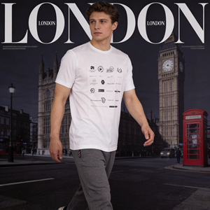 T-shirt personnalisé avec logo d'usine, 160 GSM, 95% coton, 5% élasthanne, coupe classique, impression <span class=keywords><strong>multi</strong></span>-marques, fabrication OEM/ODM, vente en gros - Product Image 1