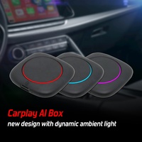 Caja Qualcomm Universal Carplay Ai con Wifi 4G, Carplay Inalámbrico y Soporte para Android Auto, youtube, netflix, Plug and Play
