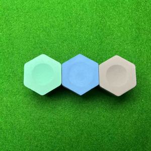 <span class=keywords><strong>Craie</strong></span> de billard professionnelle Kamui Hexagonal Pool Ball Powder Blue Green Gray 3 couleurs, sac PVC, emballage <span class=keywords><strong>acrylique</strong></span> double couche - Product Image 5