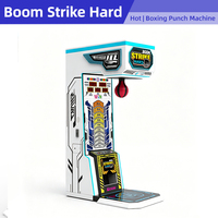 Machine de boxe commerciale de type arcade, à monnayeur, pour jeu de frappe, machine de divertissement sportif d'intérieur