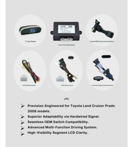 ชุดติดตั้งควบคุมความเร็วในการล่องเรือสำหรับรถโตโยต้า<span class=keywords><strong>พ</strong></span><span class=keywords><strong>รา</strong></span>โดะ/ HIACE/Fortuner แบบปลั๊กแอนด์เ<span class=keywords><strong>พ</strong></span>ลย์08คัน - Product Image 2
