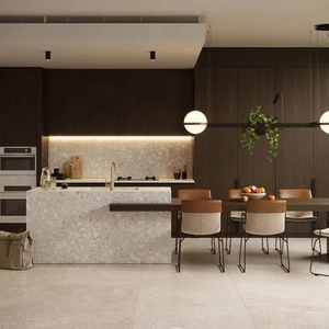 Songdesign Customized Modern Stone Home <b>Cabinets</b> 5-Year Warranty Eco-Friendly Design Hotel/Apartment Dining Room Home Furniture - Product Image 6