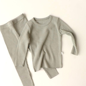 Conjunto de Ropa de Bebé de Manga Larga, 100% Algodón, Estilo Casual, para Primavera/Otoño 2022 - Product Image 1