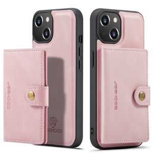 Estuche magnético 2 en <span class=keywords><strong>1</strong></span> para tarjetas de crédito para iPhone 13 /14 Promax/15/15 Pro, para iPhone 11/12 Estuche de cuero desmontable - Product Image 5