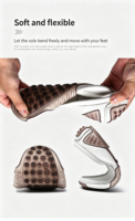 Chaussures de conduite en cuir véritable grande taille à enfiler avec semelles respirantes et flexibles