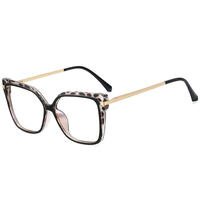 Nouvelle mode Logo personnalisé rose femmes montures de lunettes optiques carré Anti lumière bleue lunettes d'ordinateur femmes