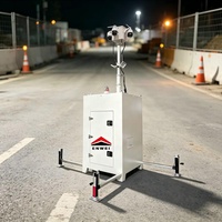 Cámara de Vigilancia Portátil de Alta Seguridad, Caja CCTV Cúbica con Protección IP65 a Prueba de Agua para Monitoreo de Zonas Comerciales Urbanas
