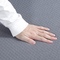 Matelas en mousse à mémoire de forme pliable en trois parties, respirant, en maille 3D, rafraîchissant, hypoallergénique, pour chambre à coucher et usage hospitalier