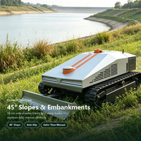 Tondeuse à gazon robotisée entièrement automatique avec navigation GPS intelligente et télécommande, facile à utiliser pour la maison et le jardin, tondeuse électrique à batterie